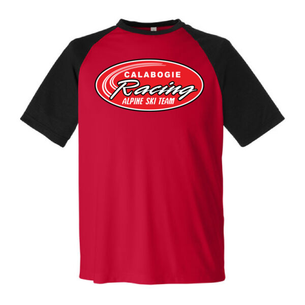 Team 365 Unisex Classic Crest Printed T-Shirt Thumbnail